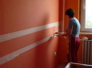 bordur-feher bordűr festése